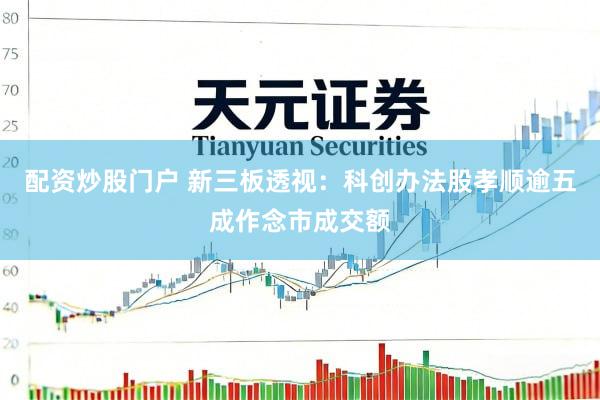 配资炒股门户 新三板透视：科创办法股孝顺逾五成作念市成交额